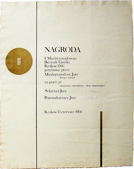 «award Krakow 1966»
